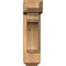 Ekena Millwork Legacy Craftsman Smooth Bracket w/ Offset Brace, Western Red Cedar, 5 1/2"W x 16"D x 20"H BKT0604X16X20LEC04SWR - alternate 3
